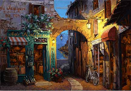 Viktor Shvaiko - Archway Lake Como -